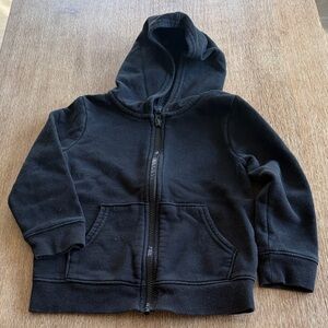 Cat & Jack Black Zip-Up Hoodie